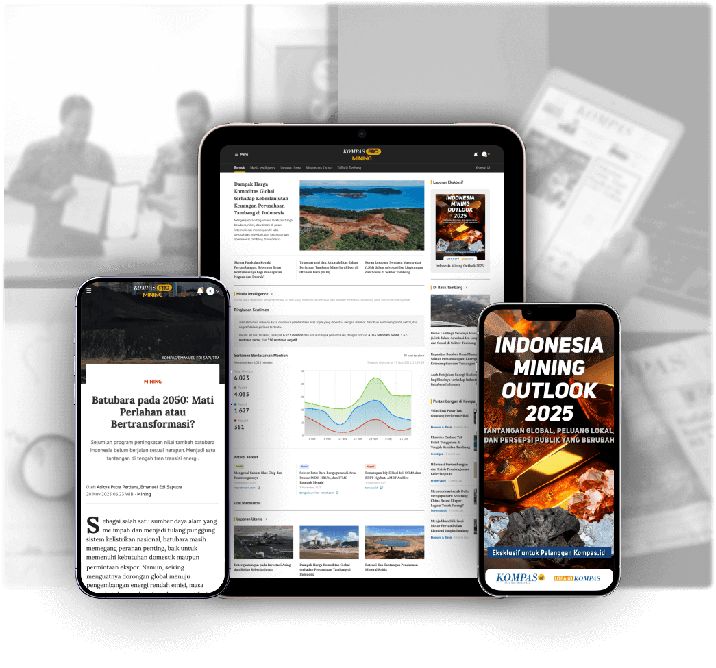 Ilustrasi Konten Kompas Professional Mining